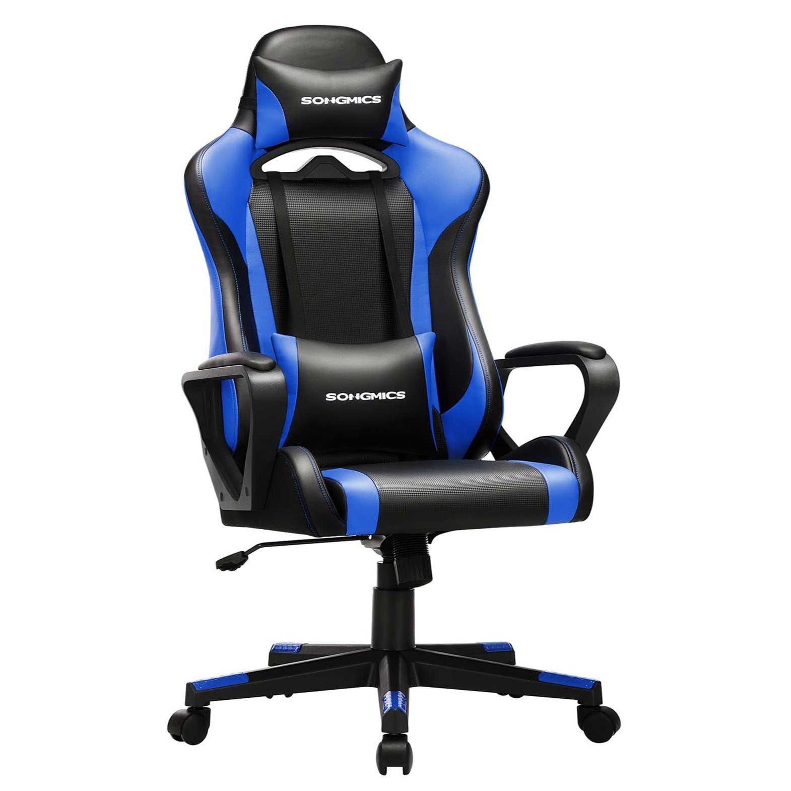 Chaise fauteuil de bureau gaming ergonomique racing avec coussin lombaire  Estoril