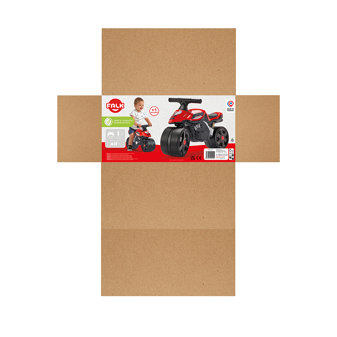 BABY MOTO FALK RACING TEAM ROUGE au meilleur prix