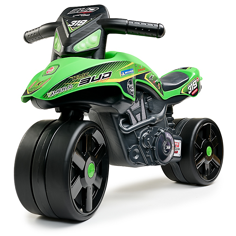 FALK Porteur enfant Moto Team Bud Racing 1 à 3 ans - Falk pas cher