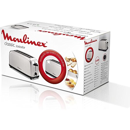 Moulinex ls330d11 4slice (s) 1400 W Acier inoxydable – Grille-pain (4 Slice  (s), acier inoxydable, acier inoxydable, boutons, rotatif, 1400 W) :  Moulinex: : Cuisine et Maison