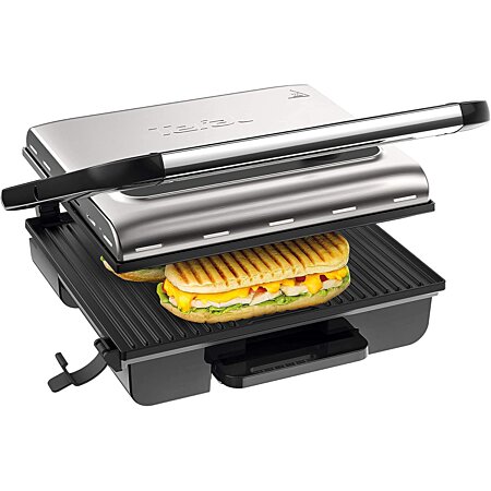 Grille-viande et panini 2000w 740cm2 inicio grill adjust - gc242d12 - tefal  au meilleur prix
