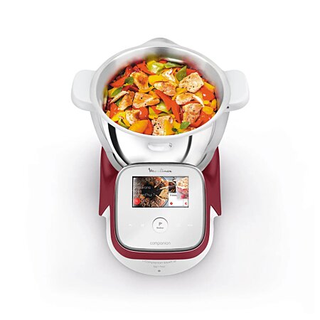 Robot cuiseur Moulinex I-Companion Touch XL HF938E00 1550 W Blanc et Argent  - Achat & prix