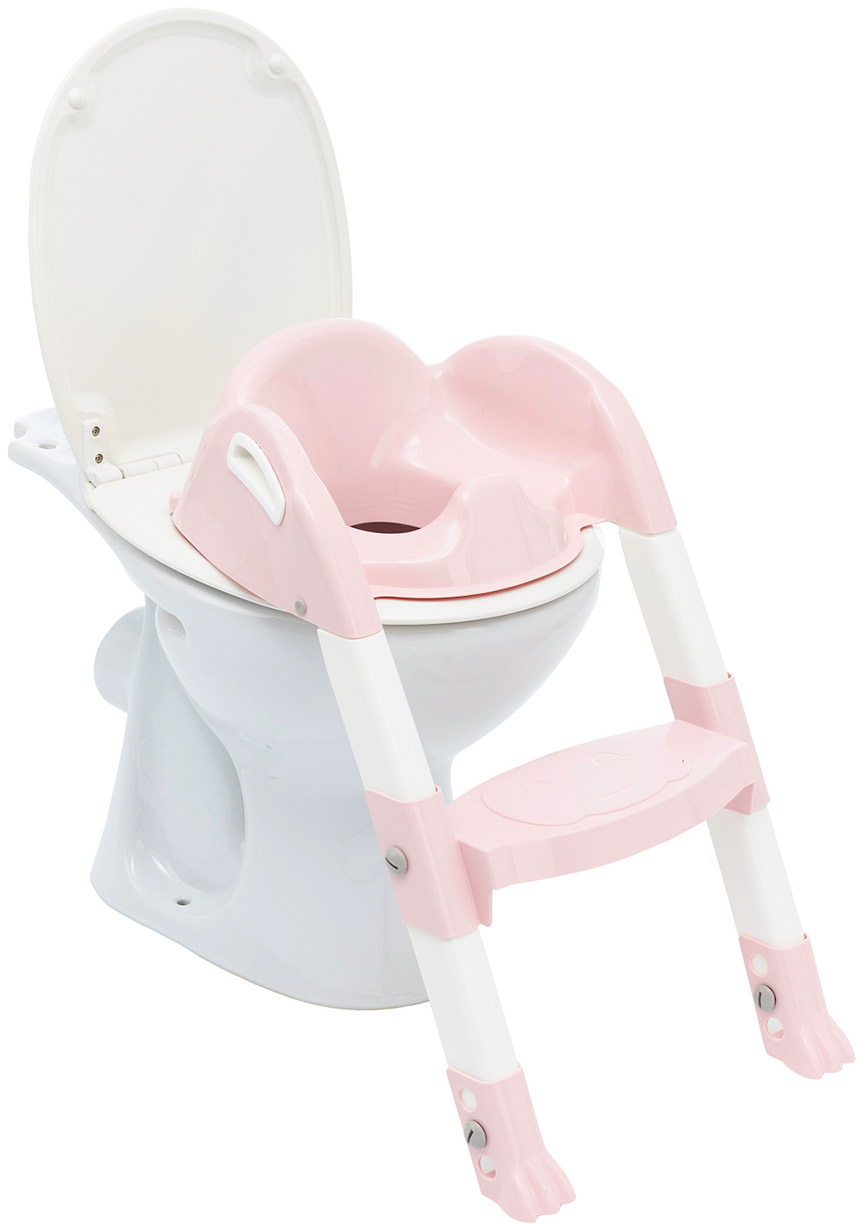 Réducteur WC Kiddyloo rose poudré/blanc cassé THERMOBABY