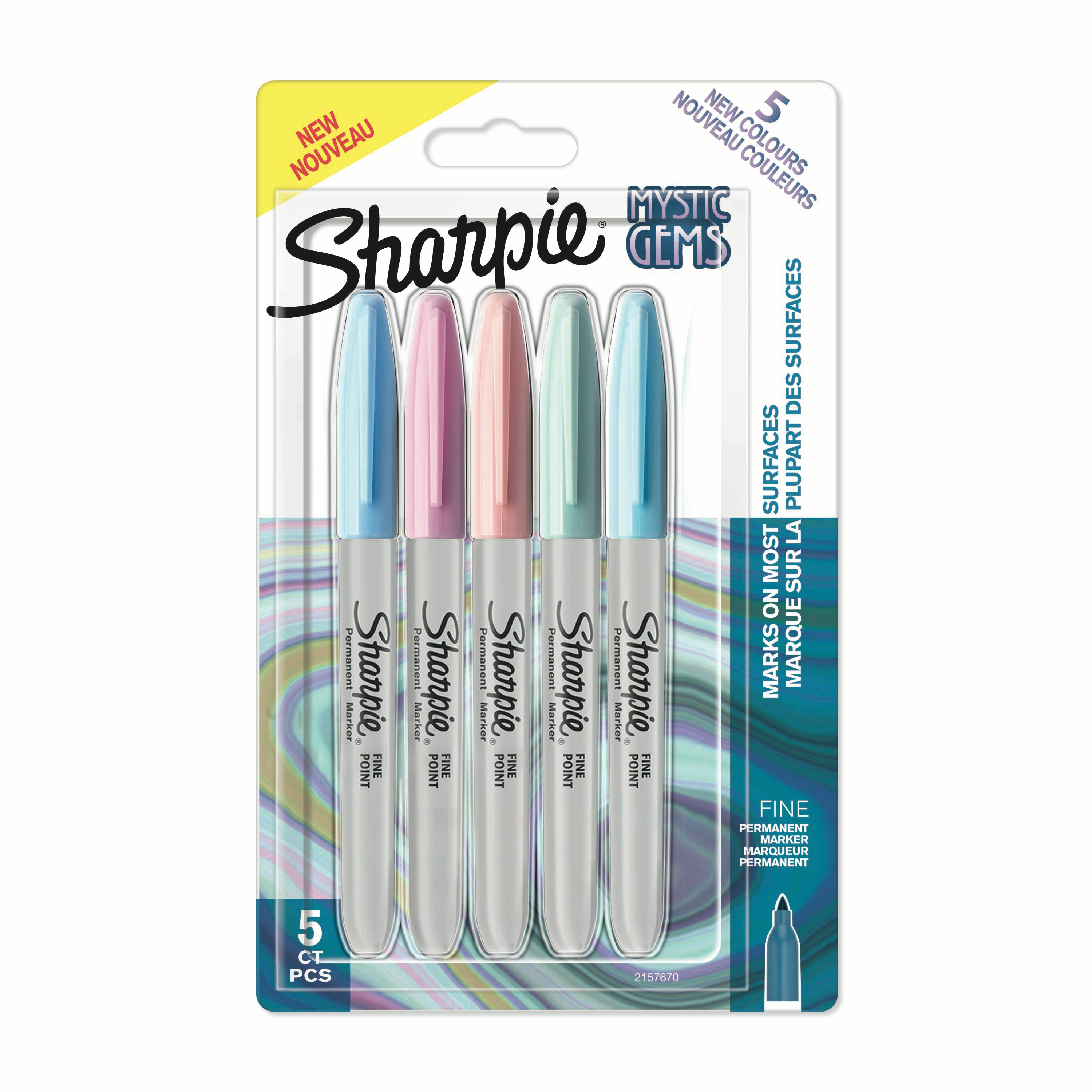Encre Indélébile Sharpie Ensemble De 25 Marqueurs Permanents Assortiment Édition Limitée Festive - Pointe Fine