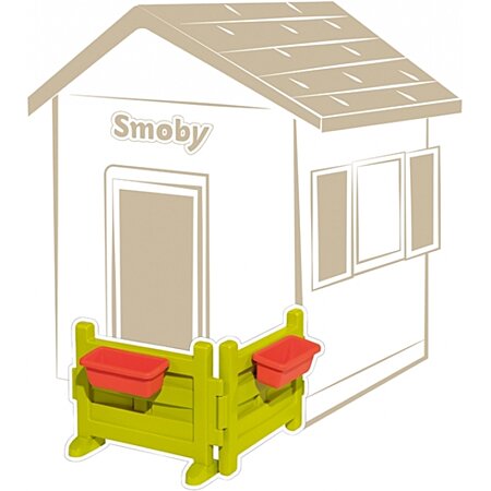 Smoby - Espace Jardin - Accessoire de Maison Smoby - 2 Barrières +