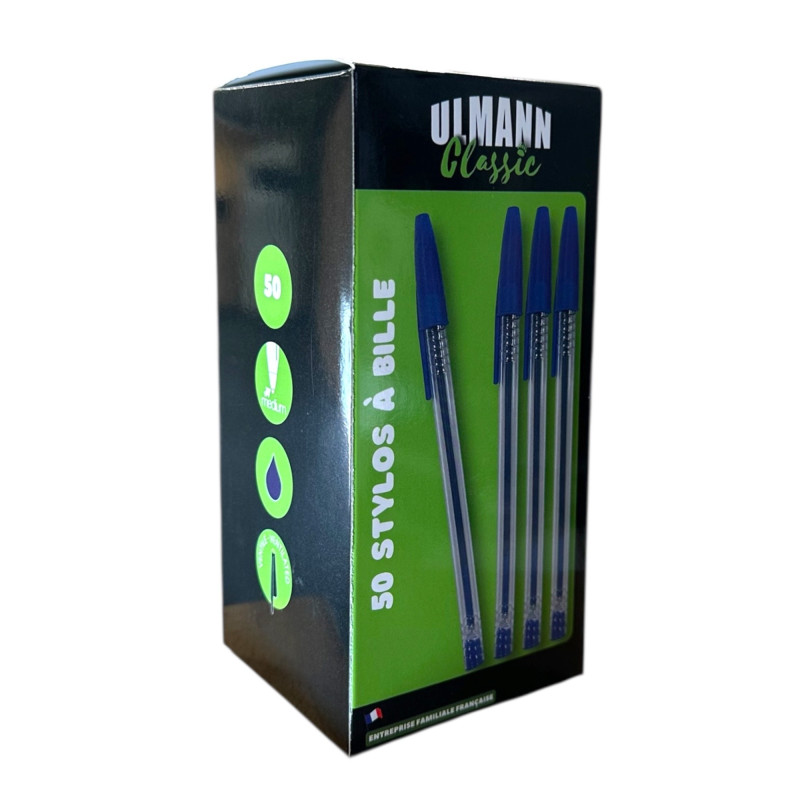 Stylo à Bille Effaçable 12 Pcs - Ozzié - Fourniture De Bureau