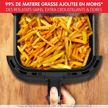 Friteuse à air chaud Moulinex Ultra Fry EZ111810 1600 W Noir - Achat & prix