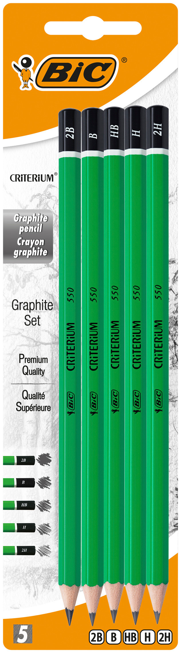 Boite de 12 crayons Critérium HB