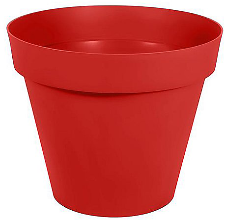 Pot de fleurs Toscane ? 80 cm 170L rouge Rubis