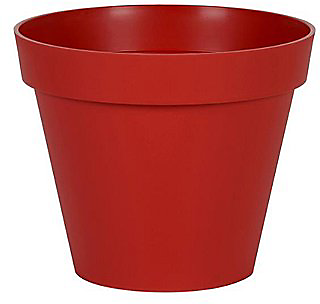 Pot de fleurs Toscane rouge rubis 100cm 