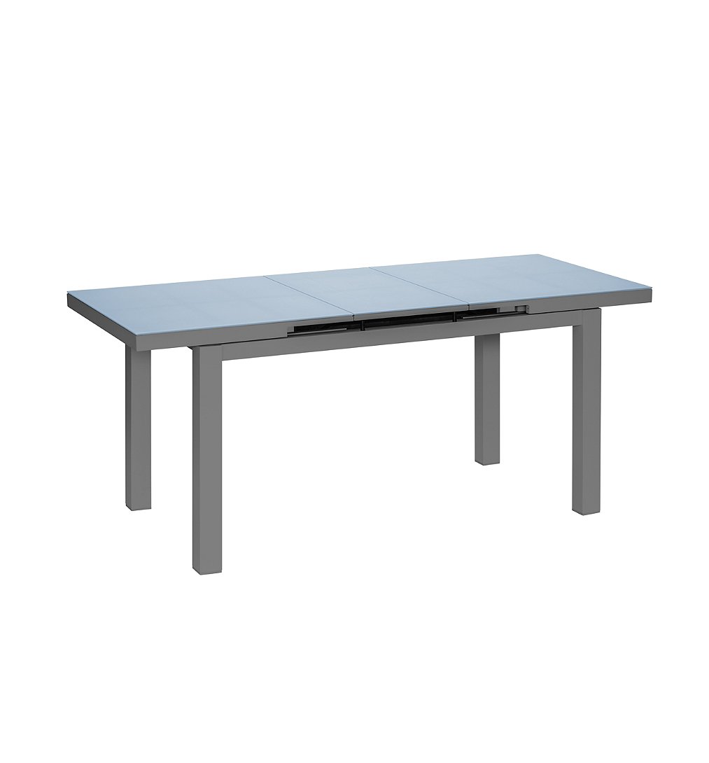 Table de jardin en aluminium extensible anthracite 6/8 personnes Maison et Loisirs E.Leclerc