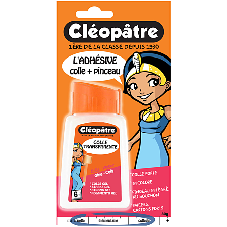 CLEOPATRE - Cléo'Puzzle - Colle Vernis Puzzle avec Embout Précis - Transparent - Flacon 100g - Fabriqué en France CLEOPATRE - Cléo'Puzzle - Colle Vernis Puzzle avec Embout Précis - Transparent - Flacon 100g - Fabriqué en France