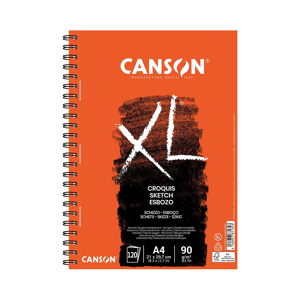 Lot De 3 Carnets De Croquis A4 à Spirale - 60 Pages, Papier 120g/m² Texturé, Sans Acide, Couverture Souple