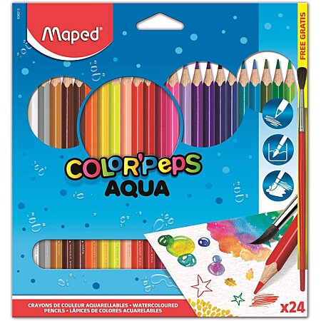 Plaque de protection mur de cuisine Crayons de couleurs