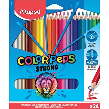 MAPED Boîte Métal de 24 Crayons de Couleur Color'peps - Cdiscount  Beaux-Arts et Loisirs créatifs