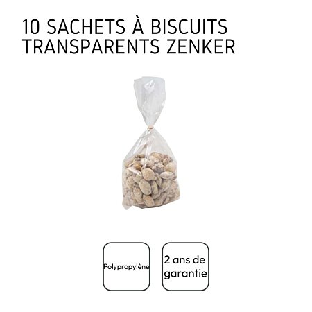 100 Sachets Alimentaires Transparents 30 X 18 Cm à Prix Carrefour