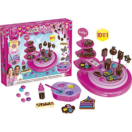 Mini Délices - Duo créatif - Choco Glaces + Mon Super Atelier Chocolat 5 en  1 - Jouet enfant 6 ans et plus - Lansay