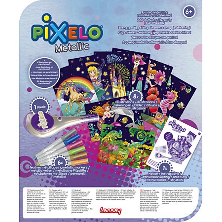 Pixelo - Coffret Metallique Dream - Dessins et Coloriages - Dès 6 ans -  Lansay au meilleur prix