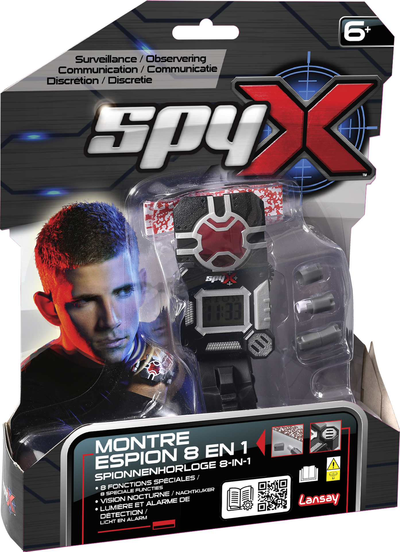 Spy X – Montre Espion 6 En 1 - Jouet & Accessoires d'Espion