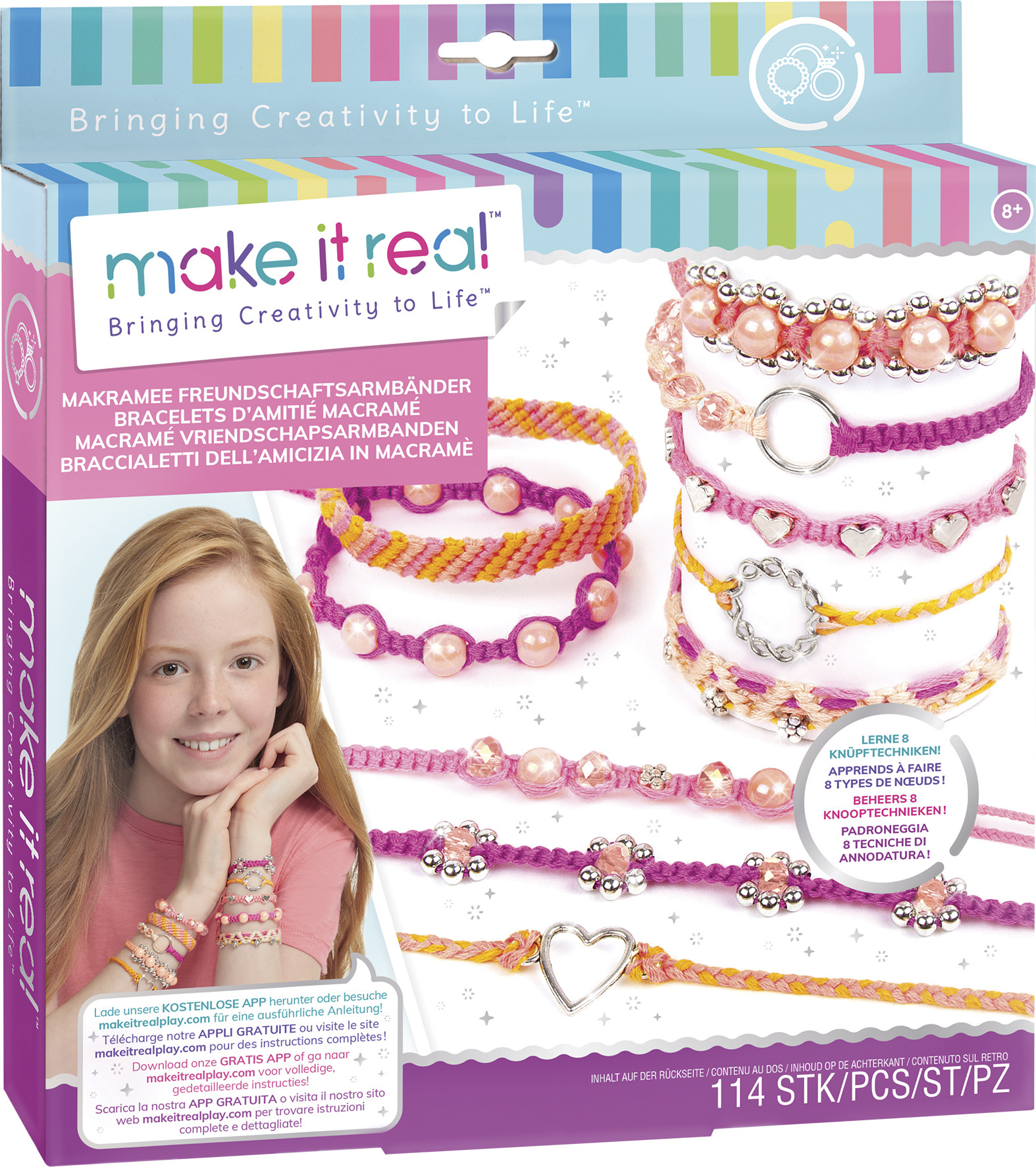 Cadeau Fille 6 à 12 ans Kit Fabrication Bijoux Enfant Fille Kit Collier  Bracelets Enfant Jouet Art Loisirs Créatifs Collier à Fabriquer e Verre  Enfant