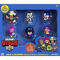 Cromos Brawl Stars 2024 Figuras Brawl Stars Lansay - Pack De 8 Personajes De 4.5 Cm, Colección Brawlers Team Pack 8 Figuras Lansay