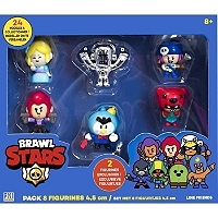 Brawl Stars - Pack 8 Figurines 4.5 Cm - Brawlers Team B - Personnages de  Jeux Vidéos - Dès 8 ans - Lansay au meilleur prix