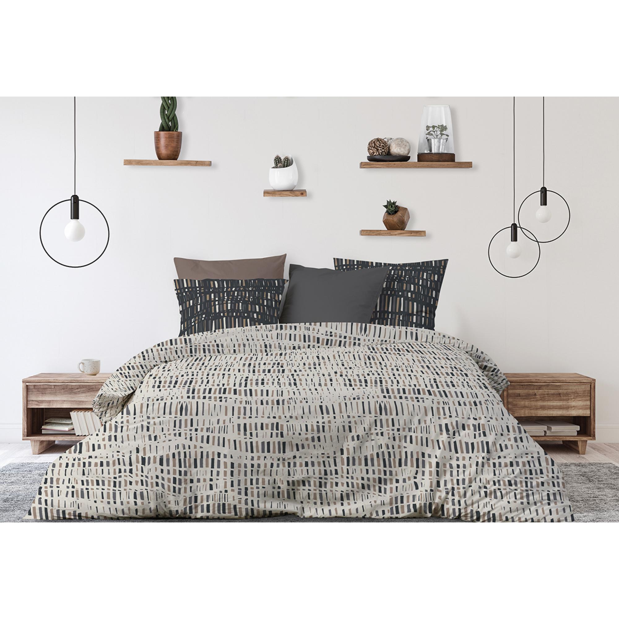 Housse de couette 240x260 cm + 2 taies d'oreiller 65x65 cm Coton Flava -  Cdiscount Maison