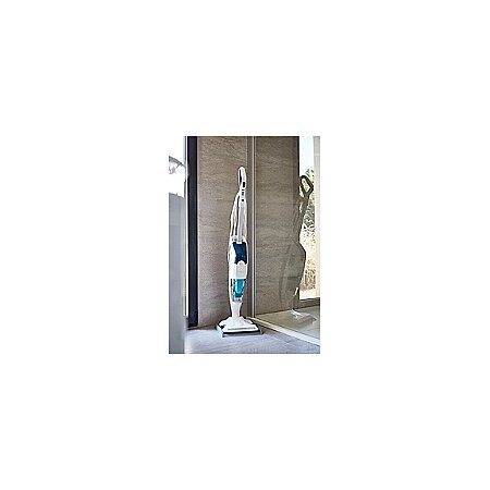 Rowenta CLEAN & STEAM REVOLUTION RY7777WH aspirateur balai et balai  électrique Secteur Sec&humide Sans sac 0,3 L 1500 W Blanc, Bleu au meilleur  prix