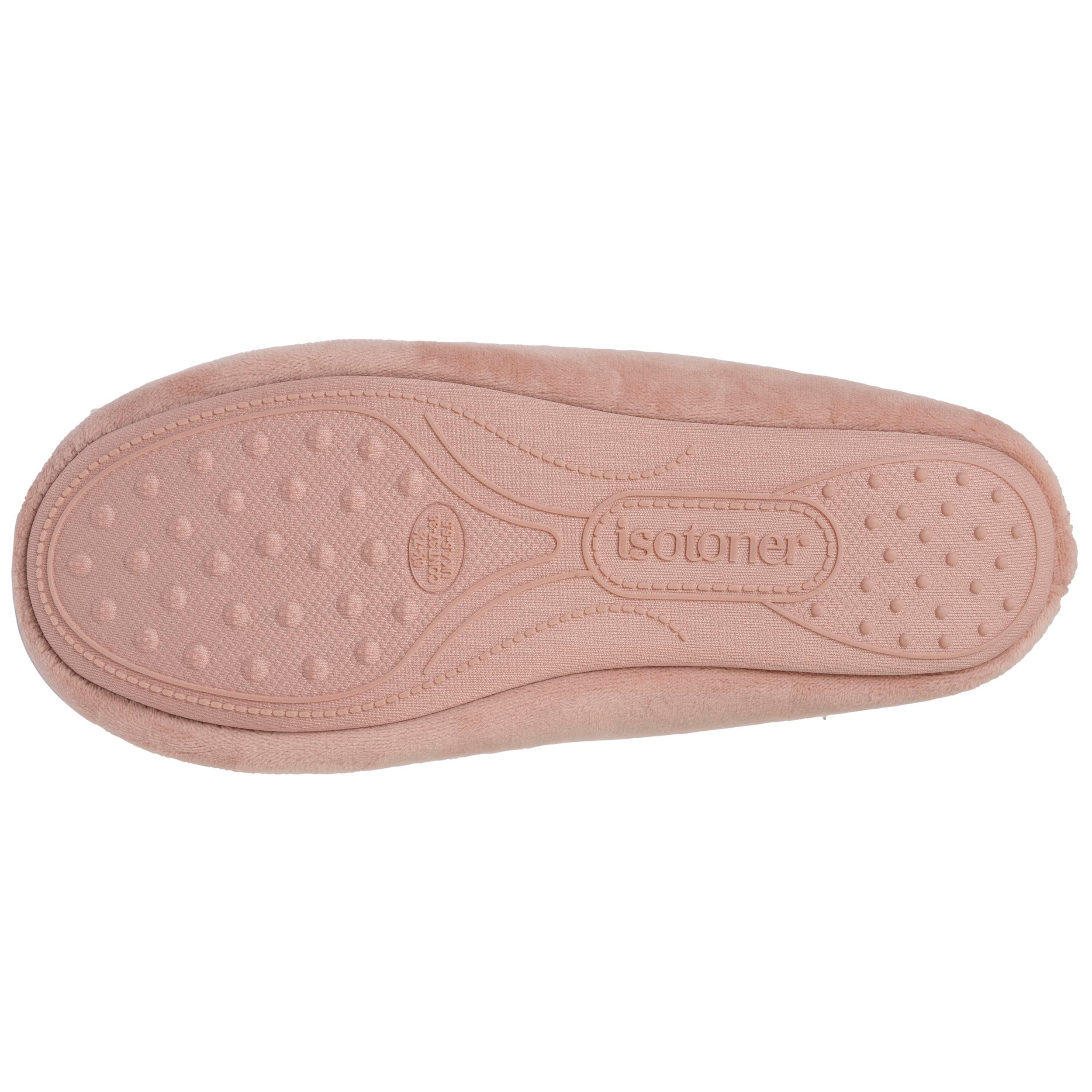 Chaussons Pliables Voyage Chaussons Ballerines Isotoner En Satin Avec Nœud - Pantoufles Femme Ultra Douces, Lavables En Machine Chaussons De Maison Avec Nœud élégant