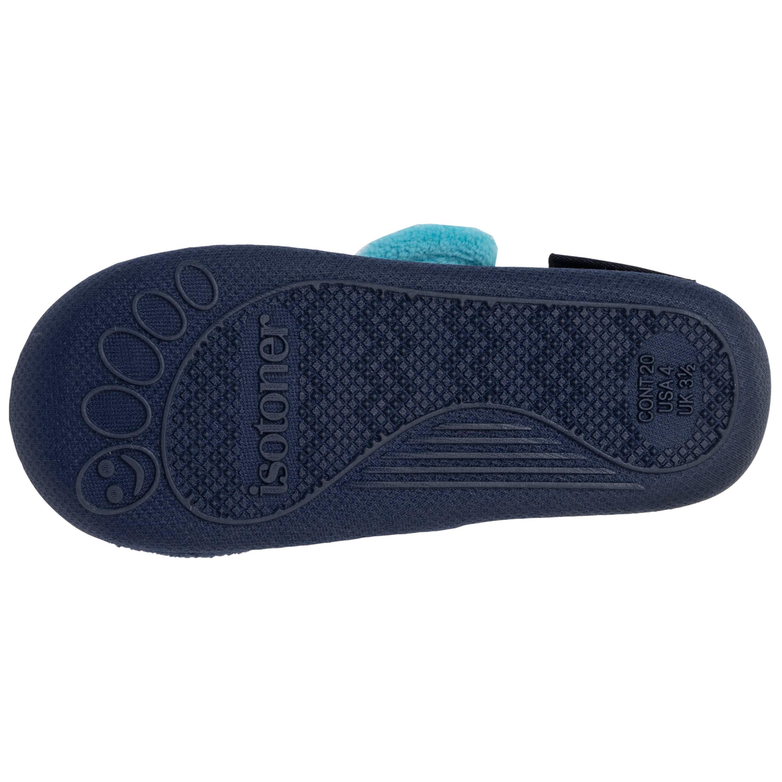 Chaussons Bottillons Bébé Fille Isotoner - Velours Doux, Scratch, Semelle Antidérapante, Taille 27