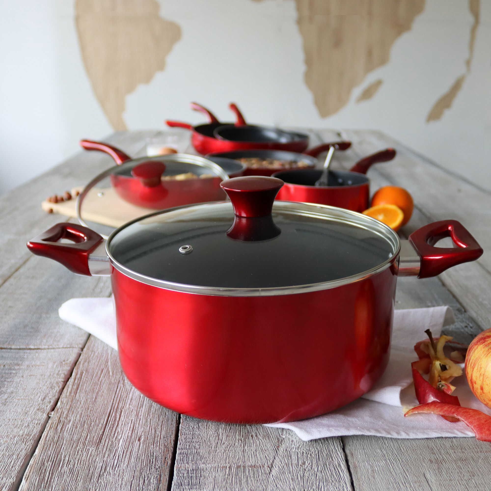 Faitout Inox 24 Cm Avec Couvercle Le Creuset : Achat, Vente - Cuisine