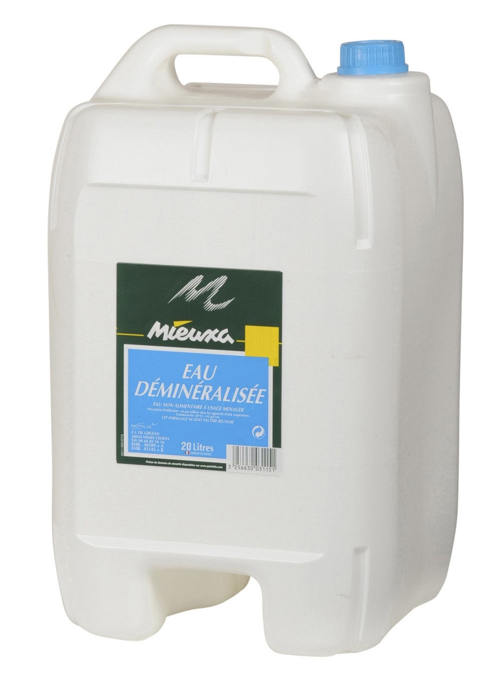 liquide pour vapoteuse avec nicotine Framboise Bleue MIX'UP XXL - E-liquide 1L grand format