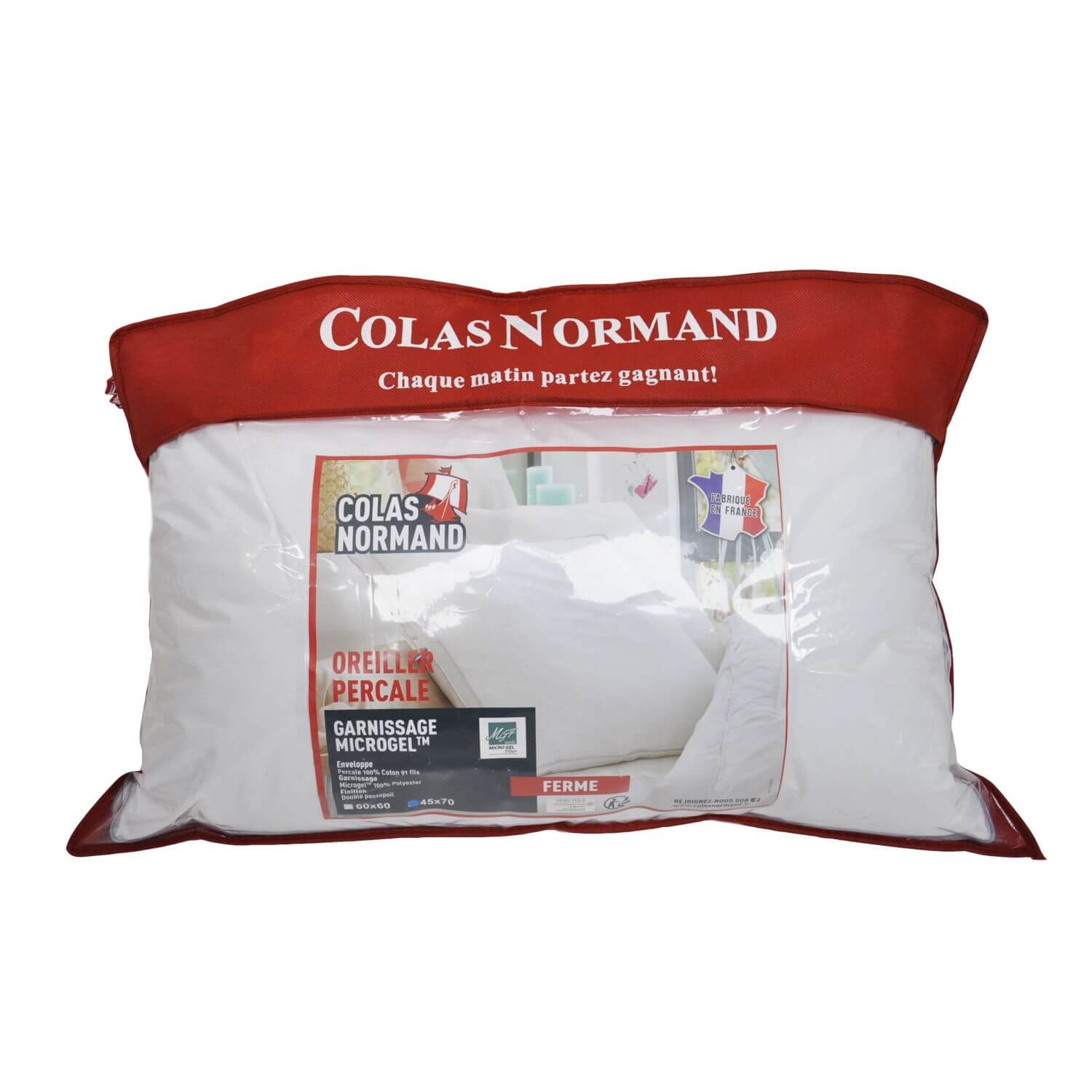 Silvana Support Cristal stevig hoofdkussen met neksteun 60 x 70 cm