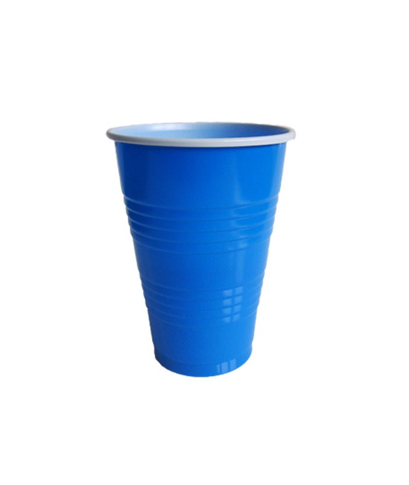 Gobelet plastique bleu américain pour soirée étudiante, cup pour faire la  fête.