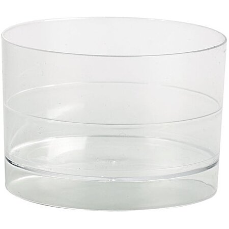 Verrine plastique ronde transparente ''Bodega'' de contenance 60 ml x 15  unités au meilleur prix