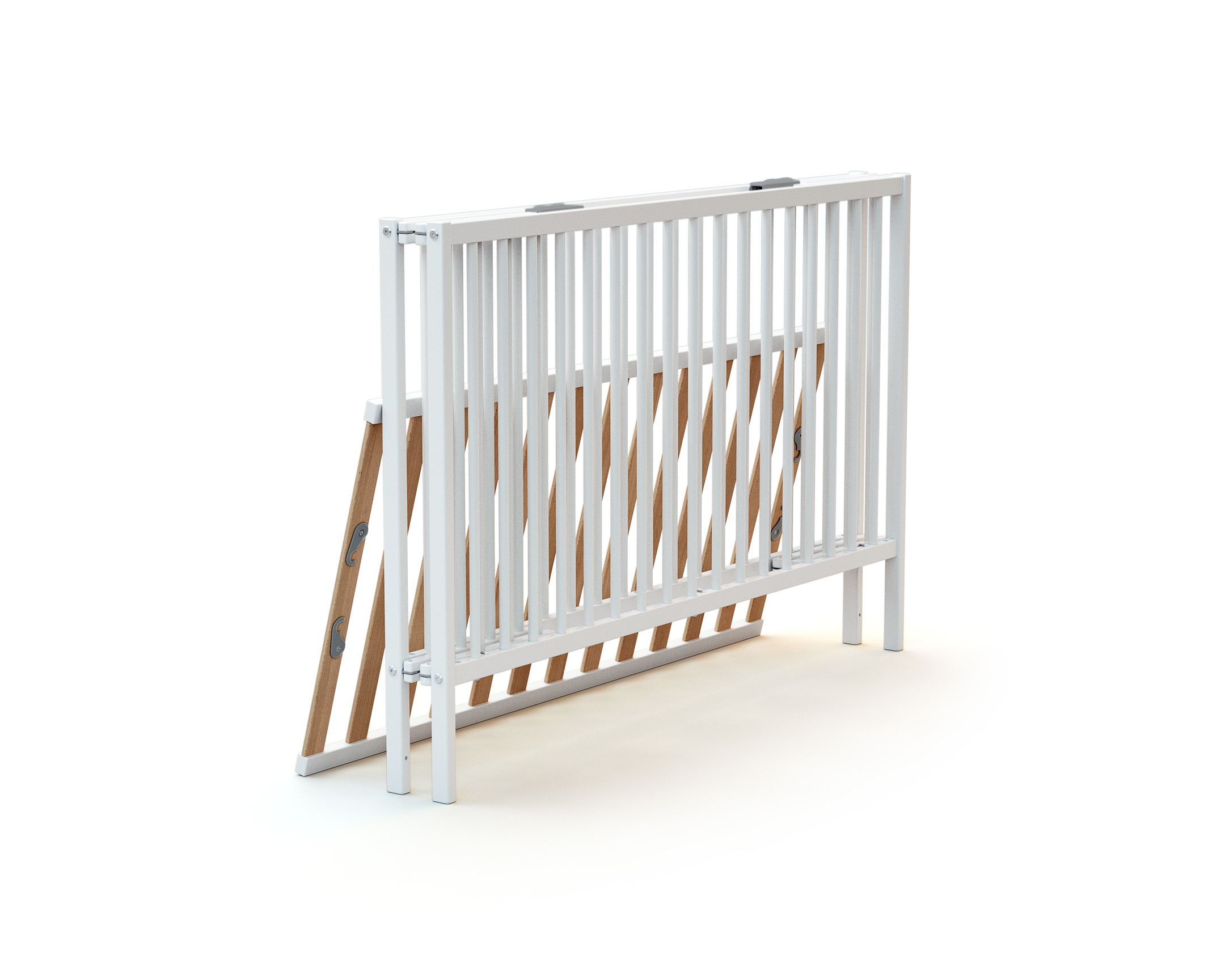 Lit Bébé Pliant 60x120 Blanc | Maison Et Loisirs E.Leclerc