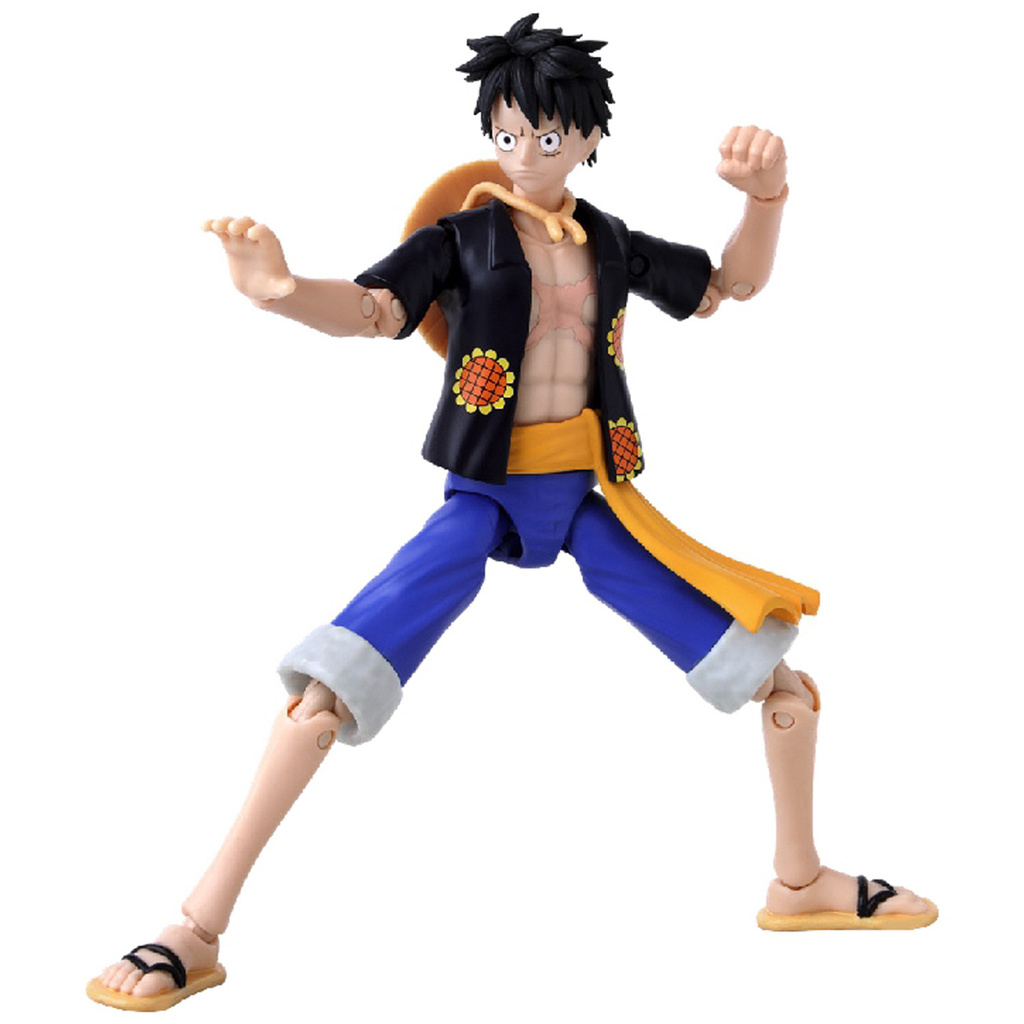 Figurine Anime Heroes - BANDAI - One Piece - Monkey D. Luffy - 17 cm - 16  points d'articulation - Cdiscount Jeux - Jouets