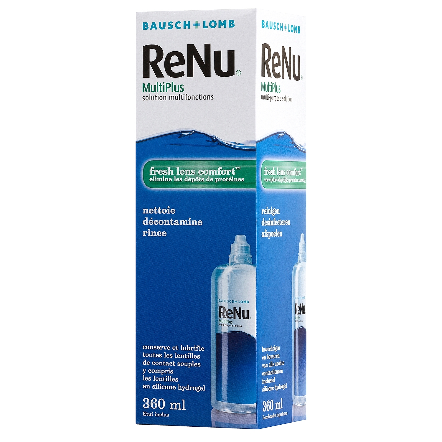 Renu solution pour lentilles souples - Produit nettoyant multifonctions