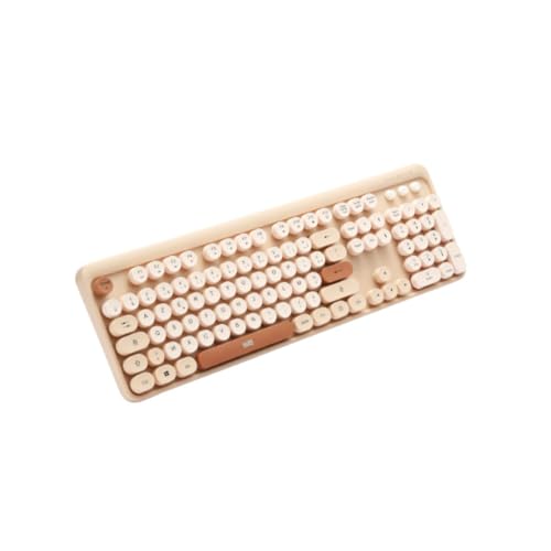 Clavier Sans Fil Ultra Fin Et Ergonomique Avec Touches Rondes Pour