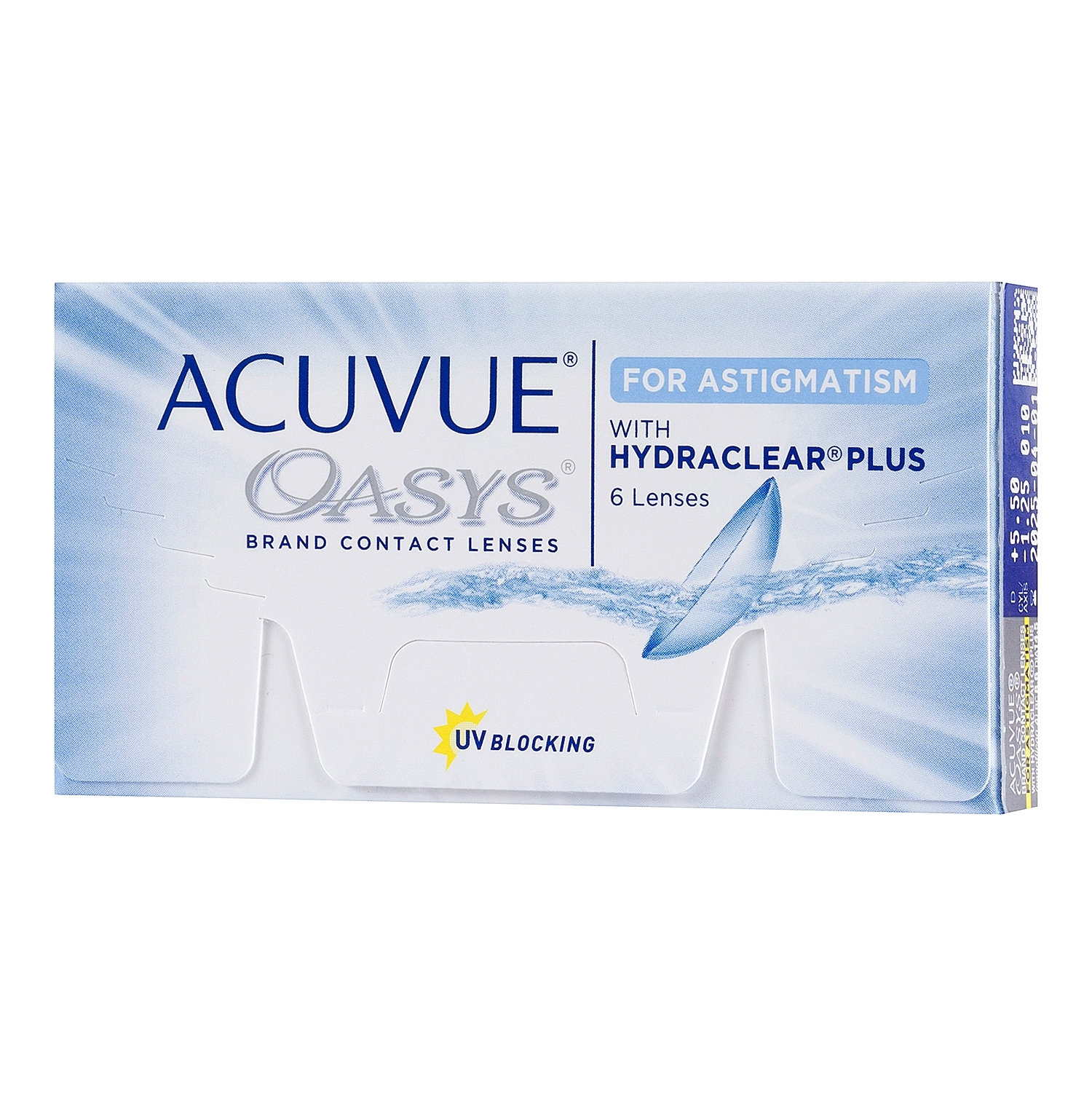 lentilles Acuvue Oasys for astigmatism
