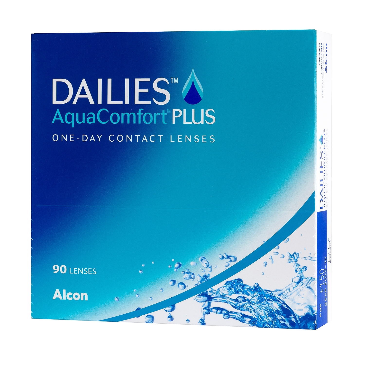 Dailies AquaComfort plus 90 - Boîte de 90 lentilles