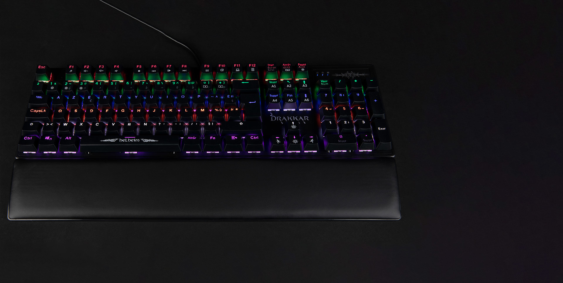 Konix Drakkar Clavier mécanique Helheim au meilleur prix | E.Leclerc