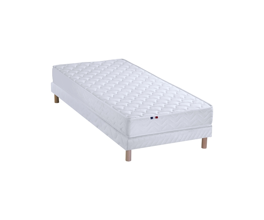 Ensemble Matelas accueil Latex 3 zones INITIAL Bi Confort Mousse