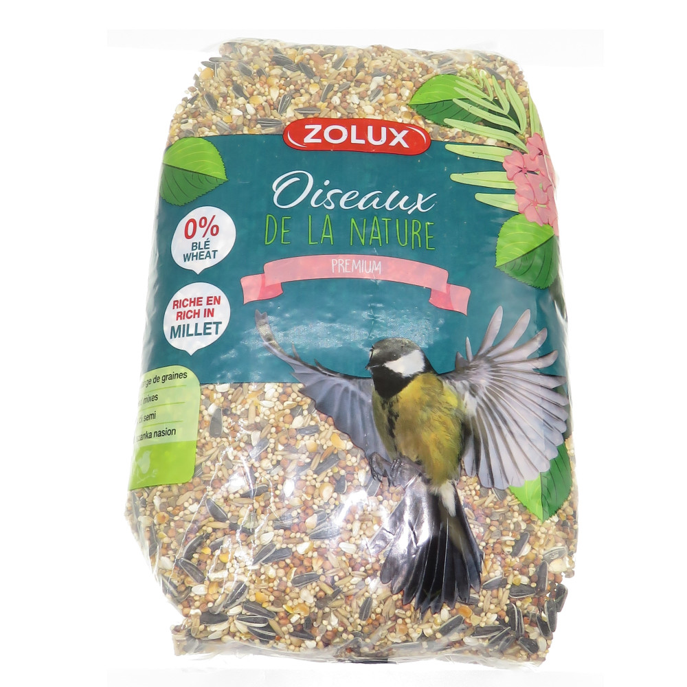 Mélange graines oiseaux du jardin sac 5kg Zolux - Provence Outillage