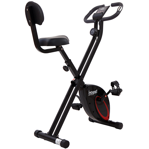 Velo d appartement pliant avec dossier IXO 5515 ml care fitness Maison et Loisirs E.Leclerc