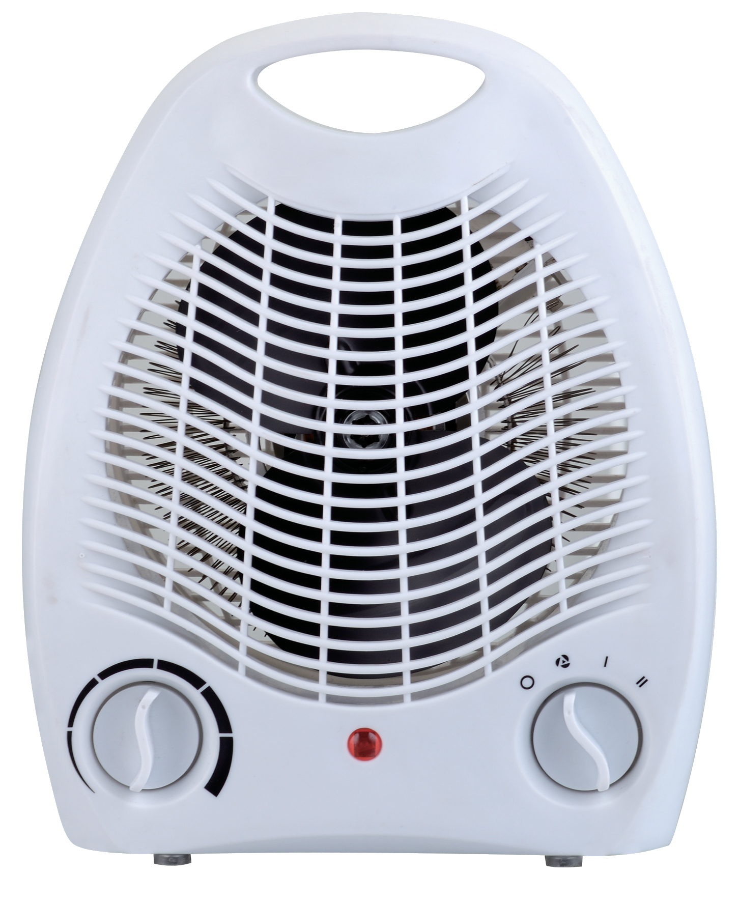 EWT Qube Radiateur Soufflant Noir - Chauffage Mobile 2000W Avec Fonction Froid, Écran LCD, Thermostat Et Poignée Cuir