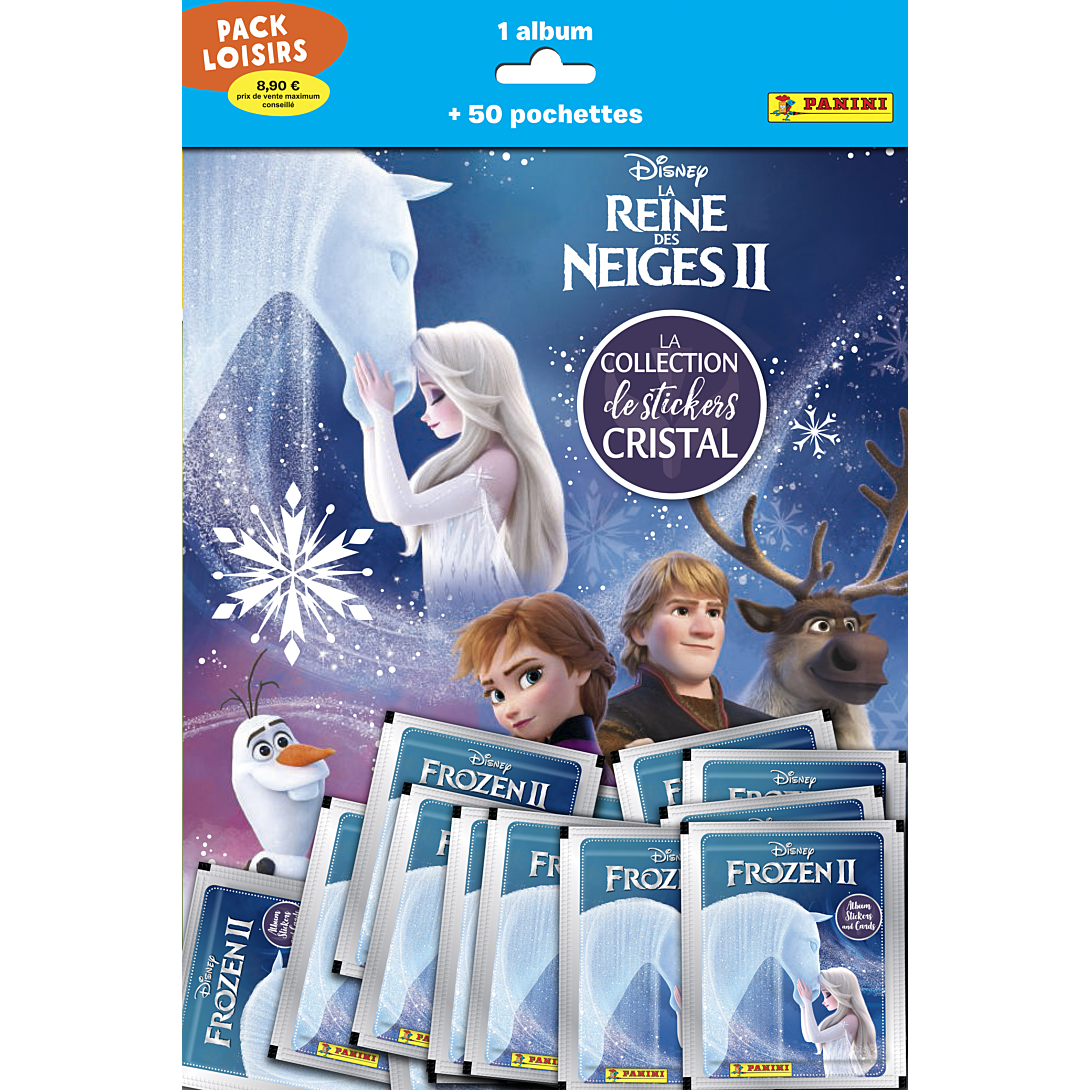Panini Animaux Pack Album + 50 Pochettes - 250 Stickers Records Animaux