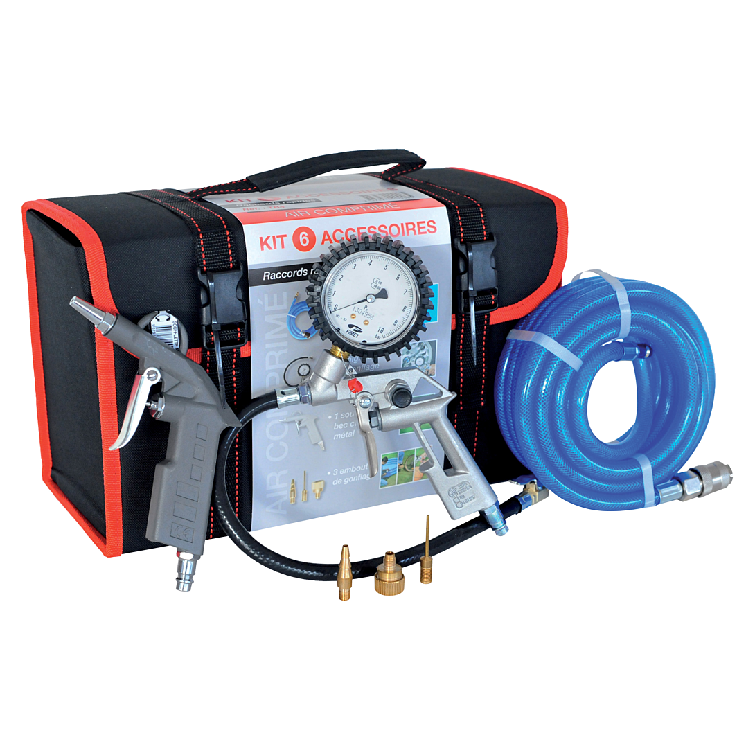 ZEFAL Kit d'accessoires de gonflage Multisport - Multiple embouts, adaptateurs et aiguille ballon pour pompe/compresseur