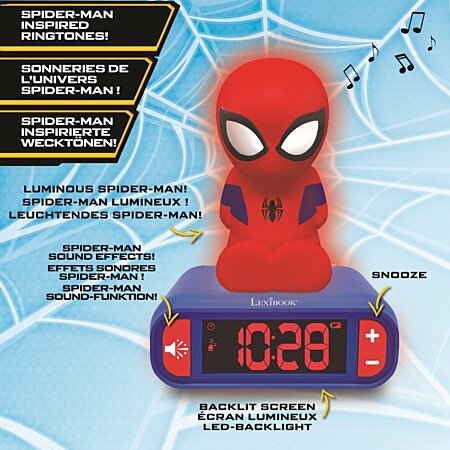 Spider-man projecteur a histoires - lexibook LEXIBOOK Pas Cher