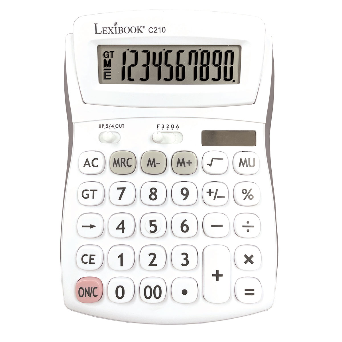 Petite calculatrice noire bureau scolaire sans pile